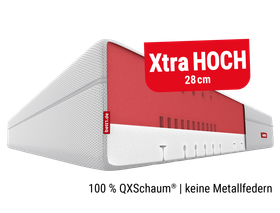 BODYGUARD Boxspring Matratze Weich. Text: Xtra hoch 28 cm. 100 % QXSchaum, keine Metallfedern.