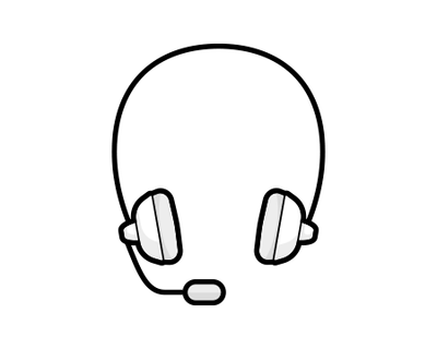 Illustration: ein Headset.